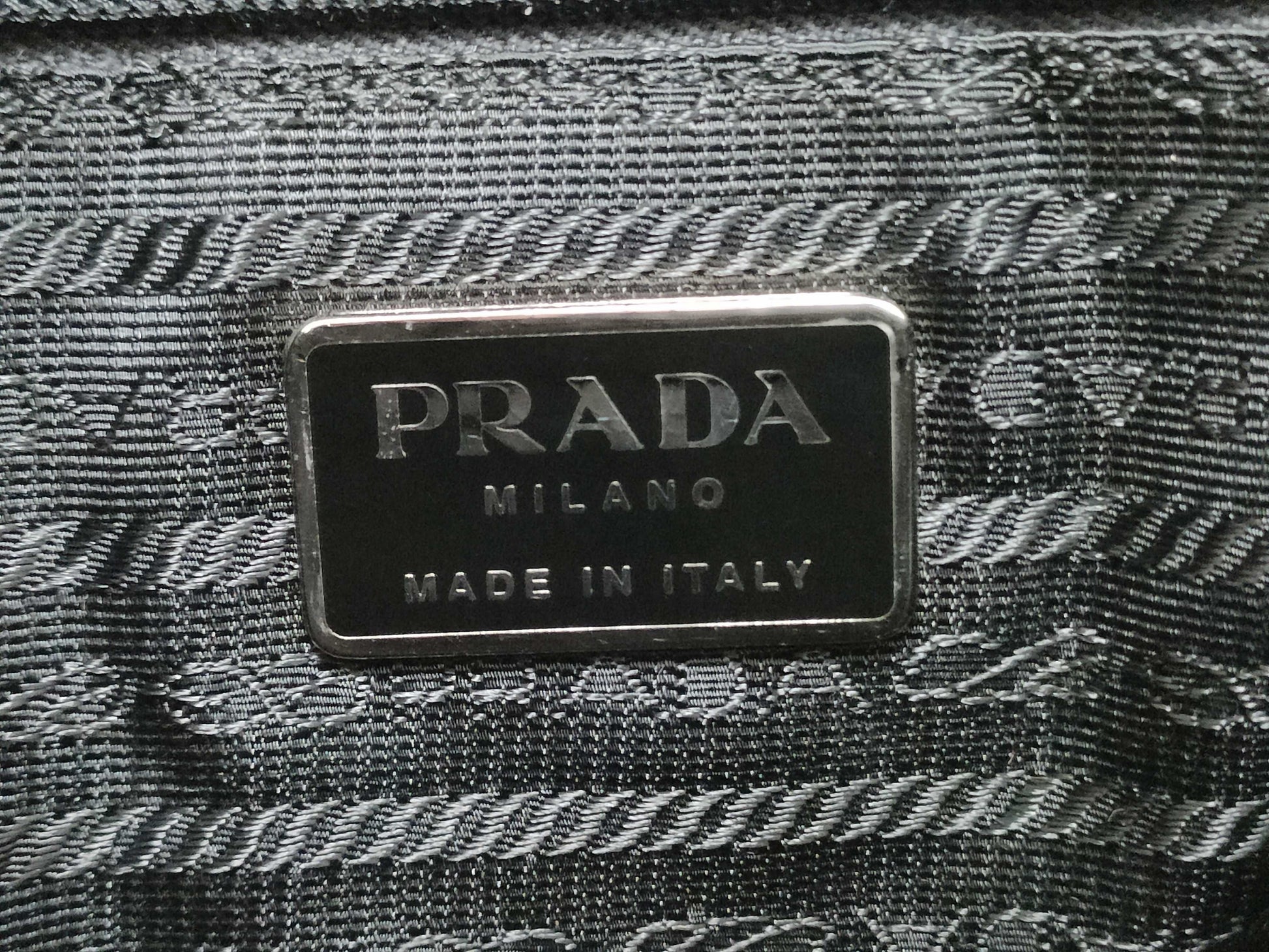 PRADA Nylon Prada Nylon Tessuto Handbag Black Handbag