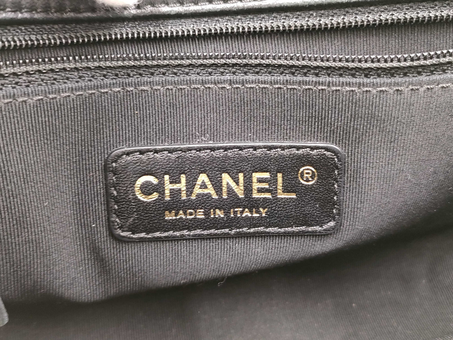 CHANEL Matelasse Lambskin Chain Shoulder Bag, Two-Tone