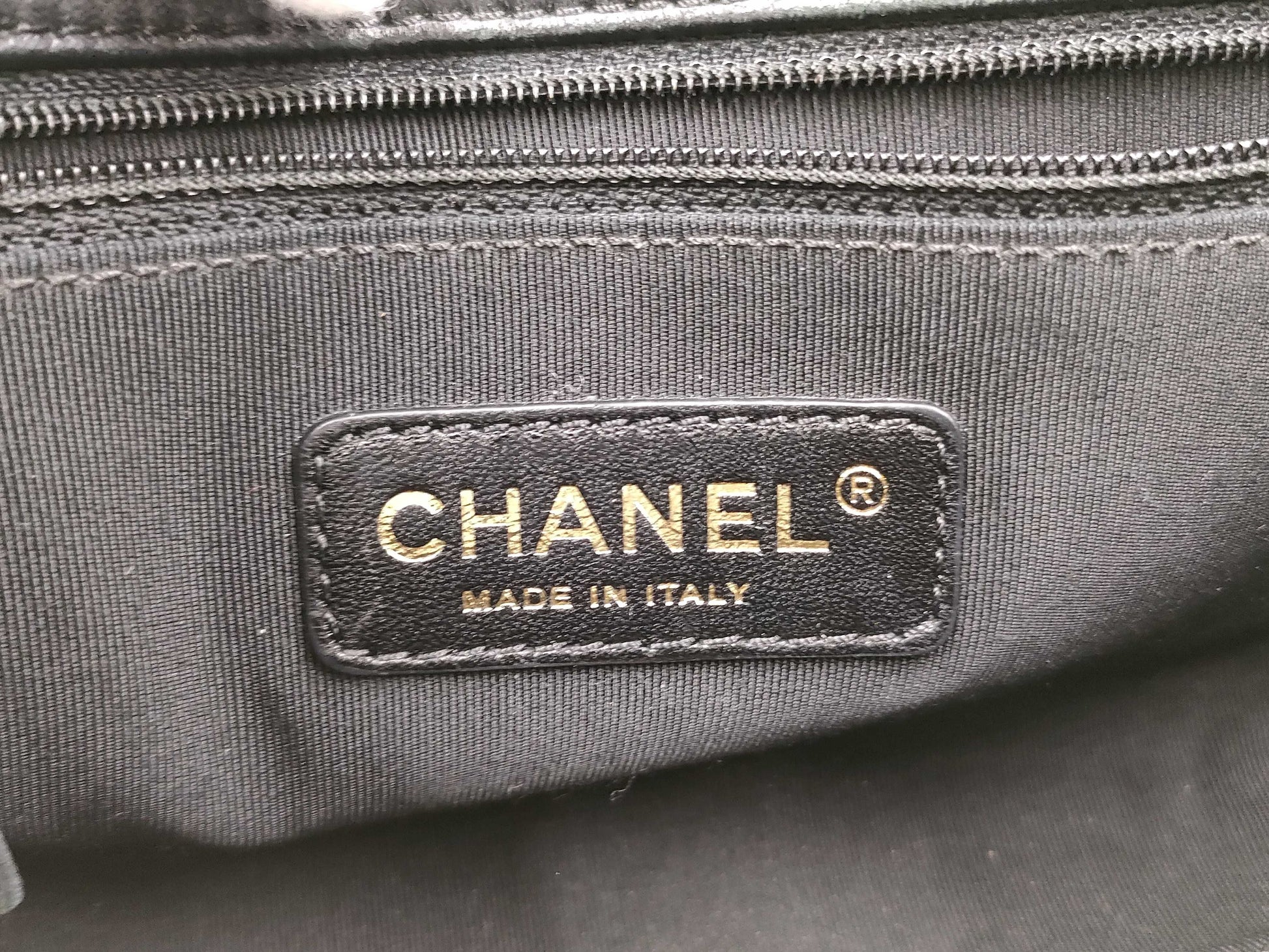 CHANEL Matelasse Lambskin Chain Shoulder Bag, Two-Tone