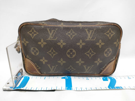 LOUIS VUITTON RFID Unverifiable Monogram Louis Vuitton Monogram Marly Dragonne Shoulder Bag