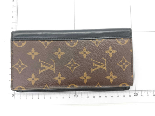 LOUIS VUITTON Monogram Macassar Louis Vuitton Macassar Brazza RA4260 Wallet