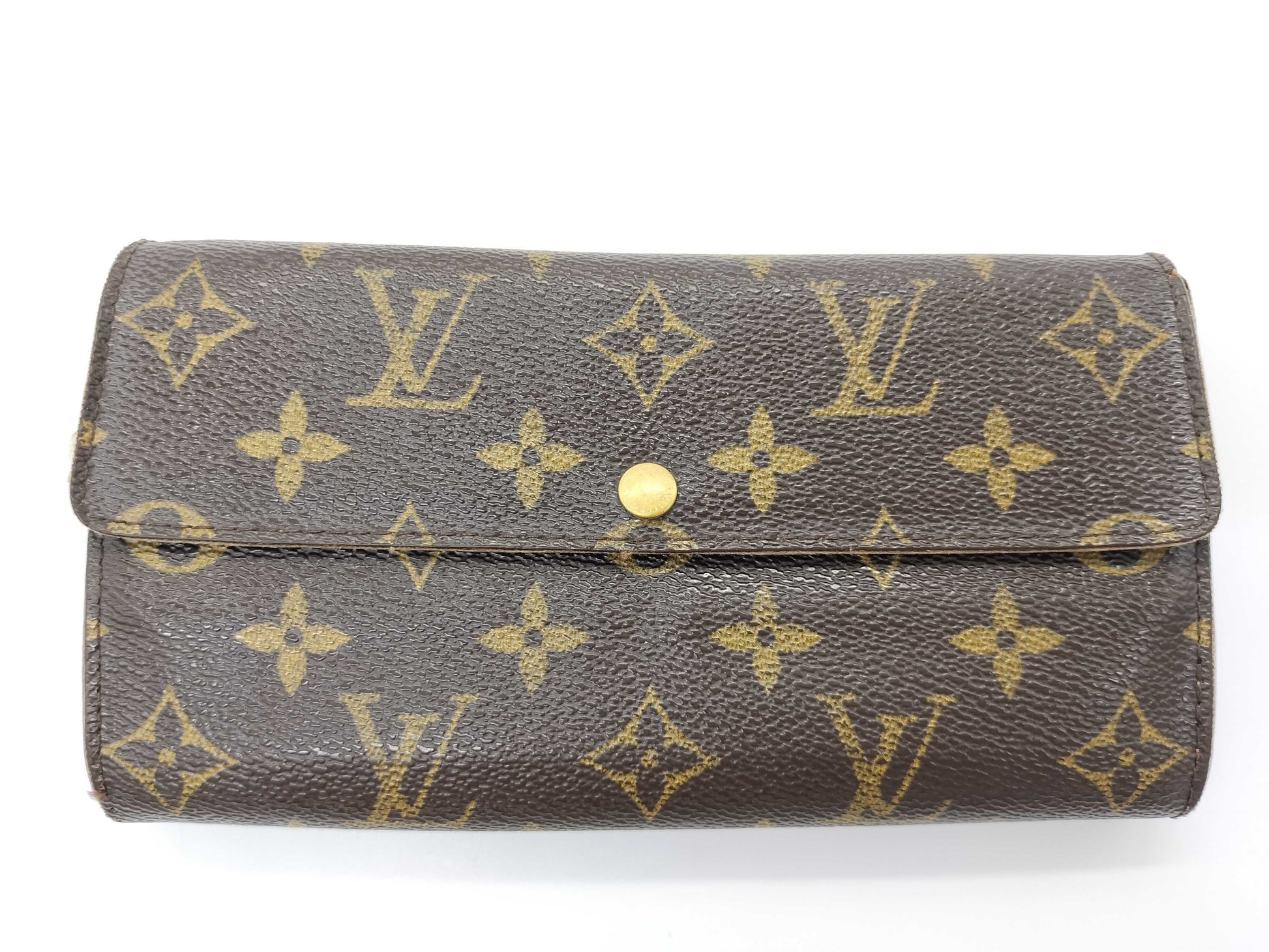 LOUIS VUITTON Monogram Louis Vuitton Monogram Portefeuille Sarah TH0016 Wallet