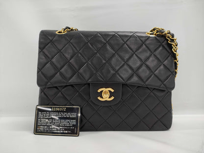 CHANEL Lamb Matelasse Double Double Shoulder Bag 1196972 Seal Card