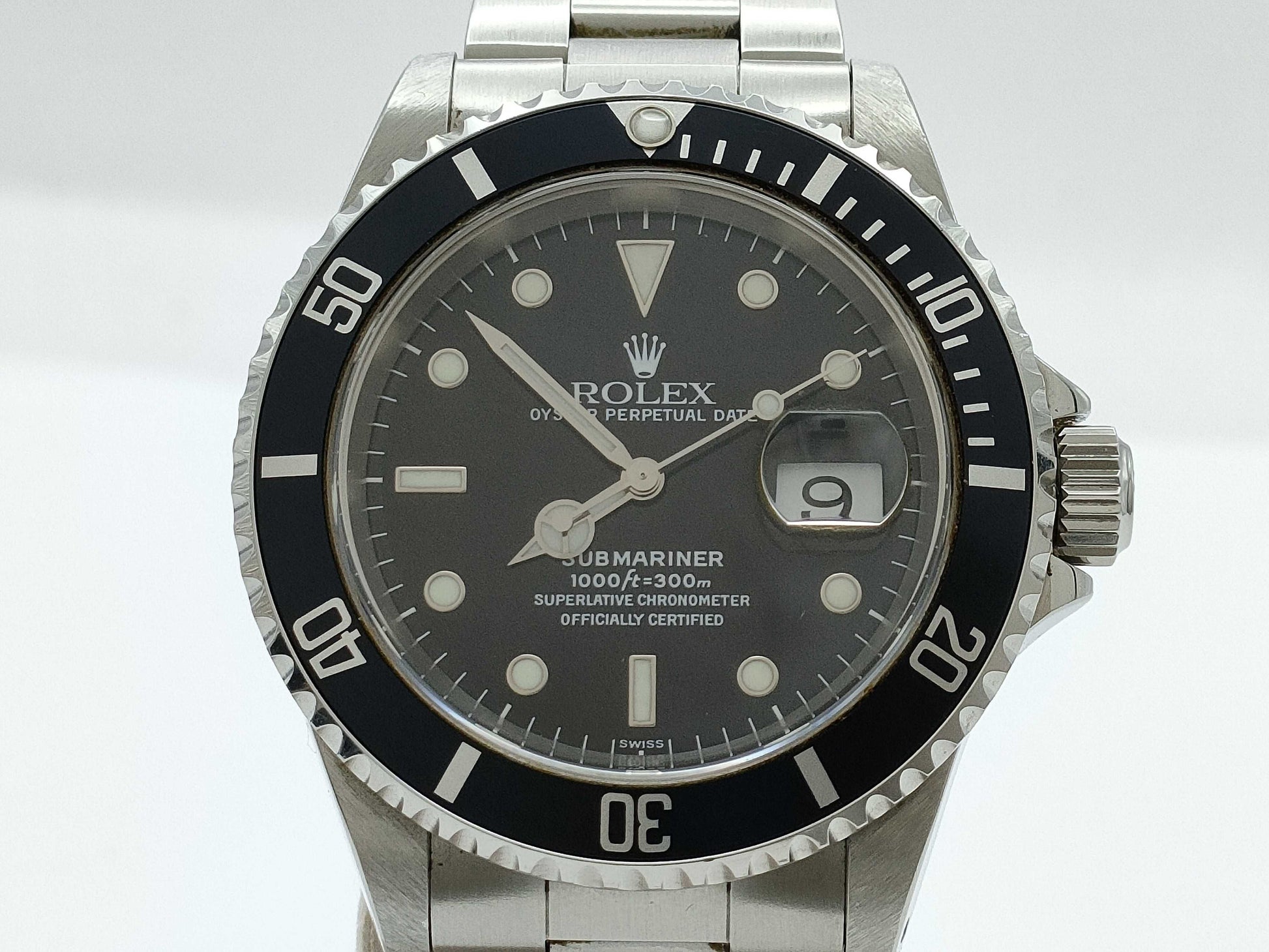ROLEX 16610 A164327 Black Dial Men's Watch