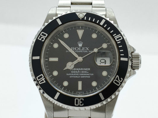 ROLEX 16610 A164327 Black Dial Men's Watch