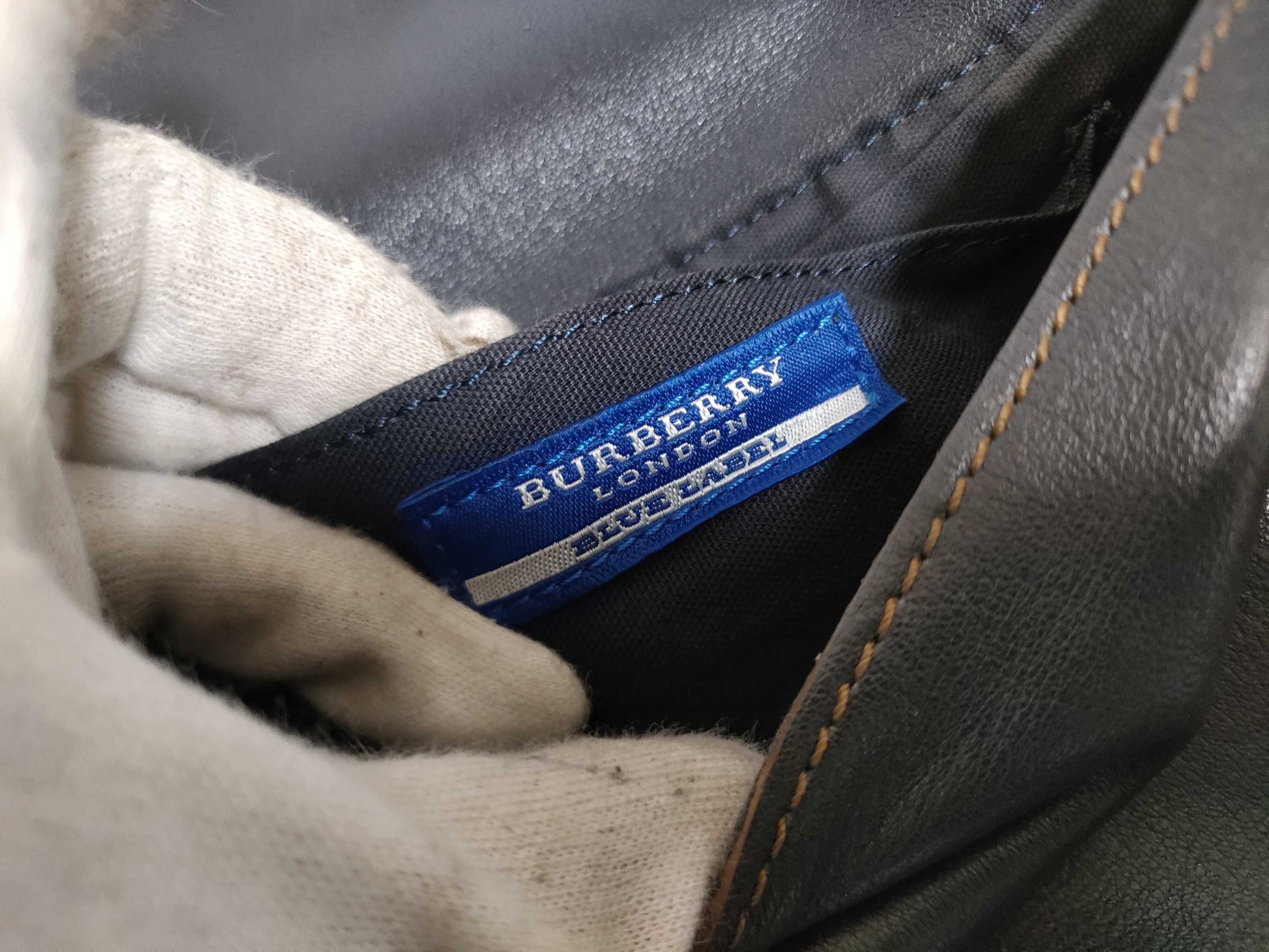 BURBERRY Leather Shoulder Bag