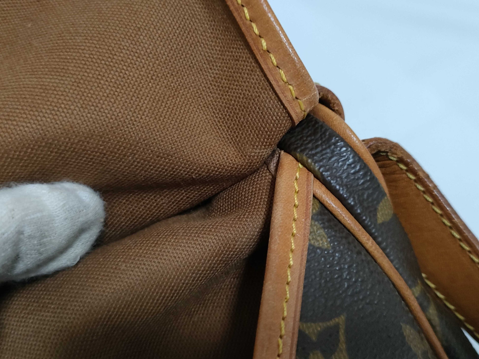 LOUIS VUITTON Monogram Saumur 30 Shoulder Bag