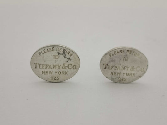 Tiffany & Co. Tiffany 925 Return to Cufflinks Tie Clip/Cufflinks