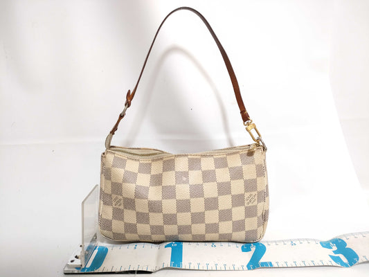 LOUIS VUITTON Damier Azur Louis Vuitton Azur Accessory Pouch