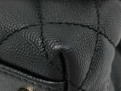 CHANEL Coco Handle 24 A92990/A61A27CC Shoulder Handbag in Caviar Skin, Black