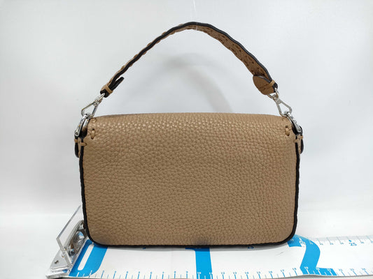 FENDI Mini Bucket Selleria Leather Shoulder Bag 8BS017/49-62-38533 Brown Bag