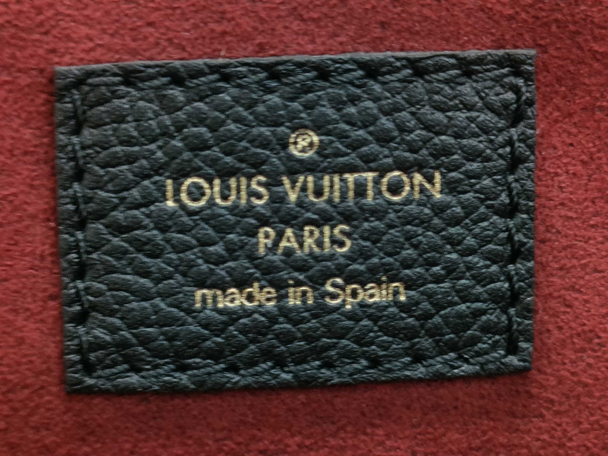 LOUIS VUITTON Monogram Empreinte Grand Palais PM M58916/RFID Handbag