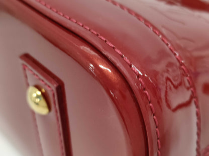 LOUIS VUITTON Vernis Alma BB M91771/MI4059 Rose Indigo Handbag