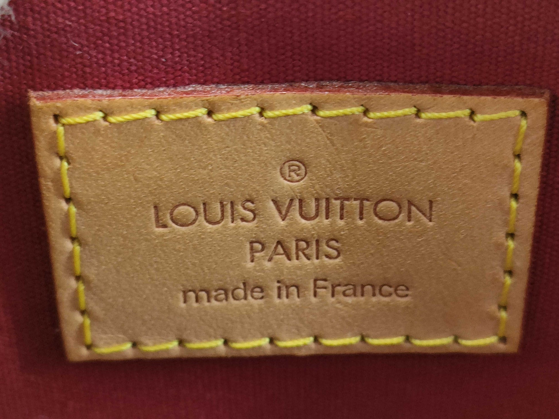 LOUIS VUITTON Vernis Alma BB M91771/MI4059 Rose Indigo Handbag