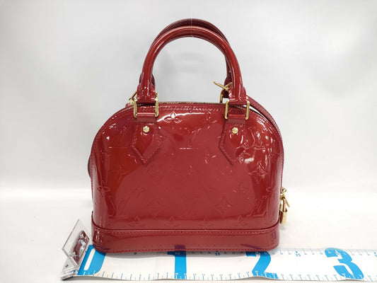 LOUIS VUITTON Vernis Alma BB M91771/MI4059 Rose Indigo Handbag