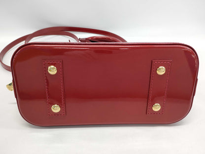LOUIS VUITTON Vernis Alma BB M91771/MI4059 Rose Indigo Handbag