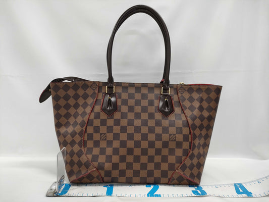 LOUIS VUITTON Damier Kaissa Tote MM N41548/FL0176 Handbag