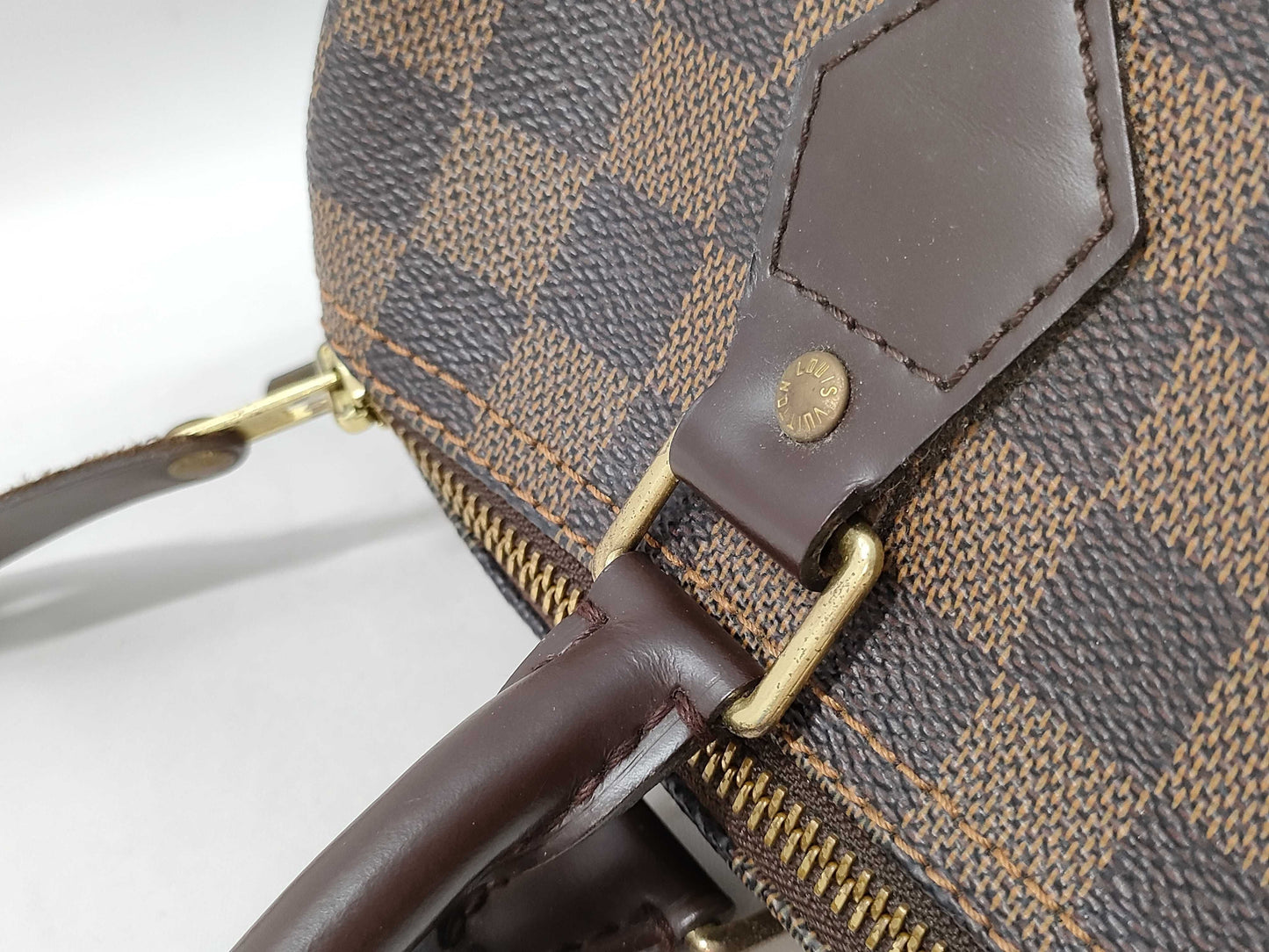 LOUIS VUITTON Damier Speedy 25 Boston Bag N41532/SP0046