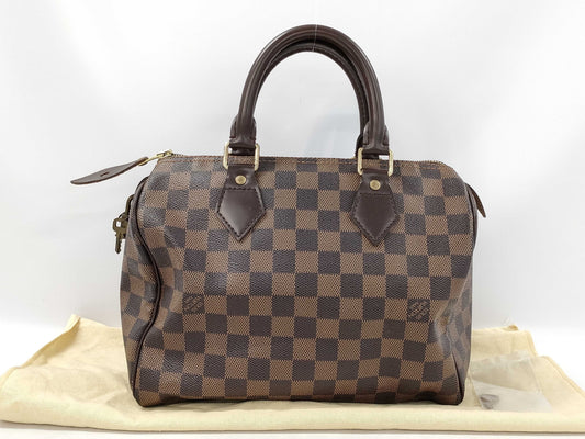 LOUIS VUITTON Damier Speedy 25 Boston Bag N41532/SP0046