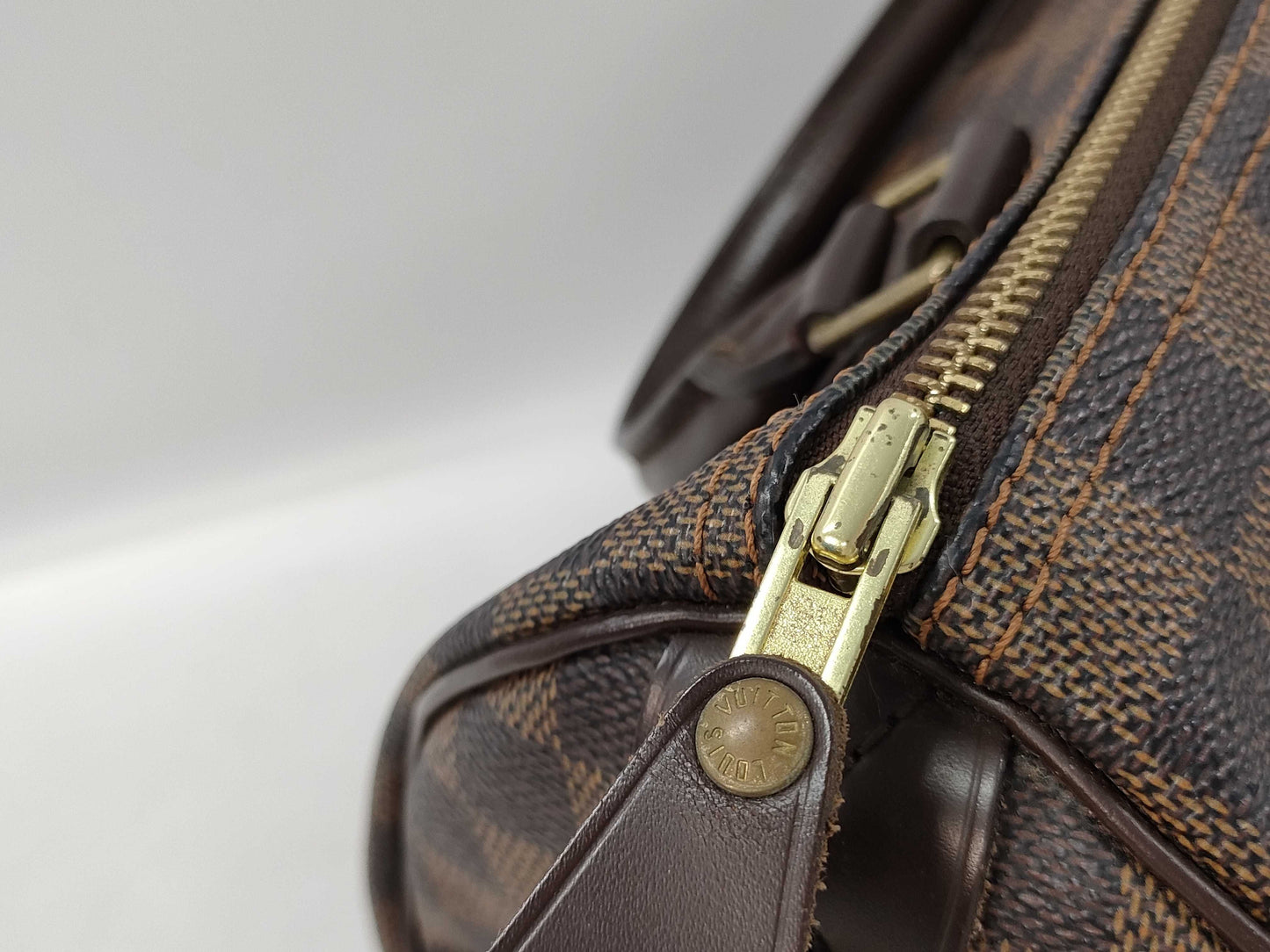 LOUIS VUITTON Damier Speedy 25 Boston Bag N41532/SP0046