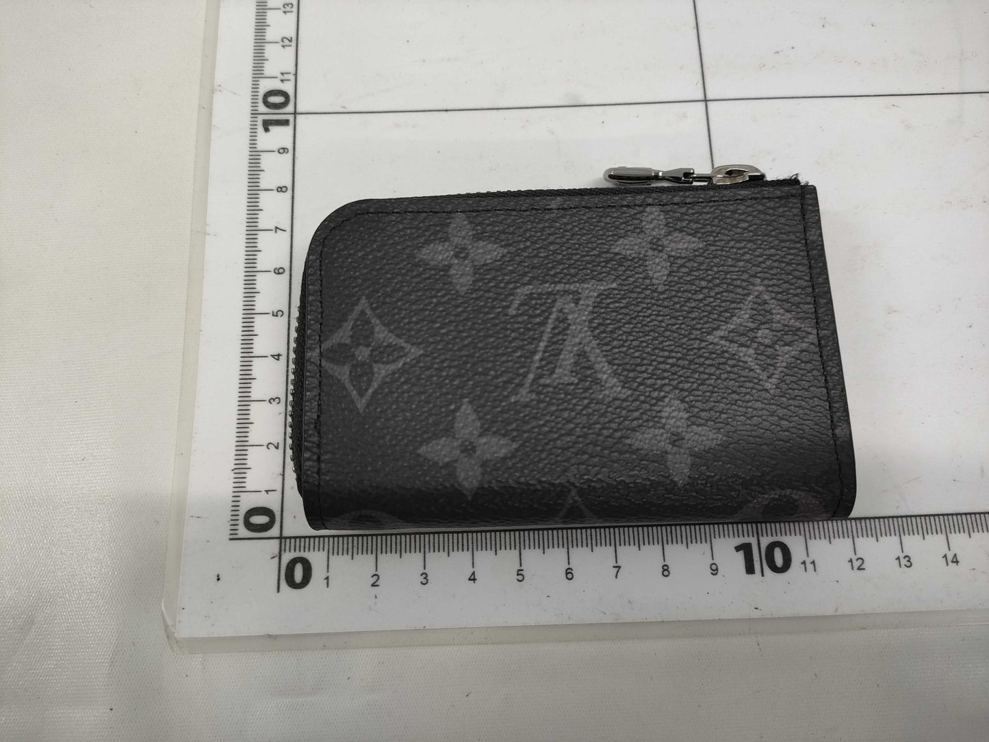 LOUIS VUITTON Monogram Eclipse Porte Monnaie Jour M63536/RFID Coin Case