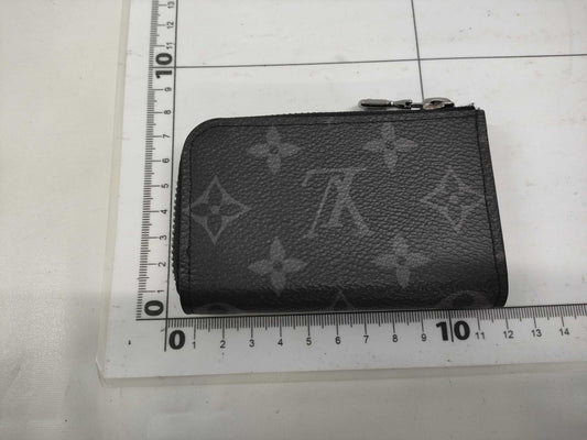 LOUIS VUITTON Monogram Eclipse Porte Monnaie Jour M63536/RFID Coin Case