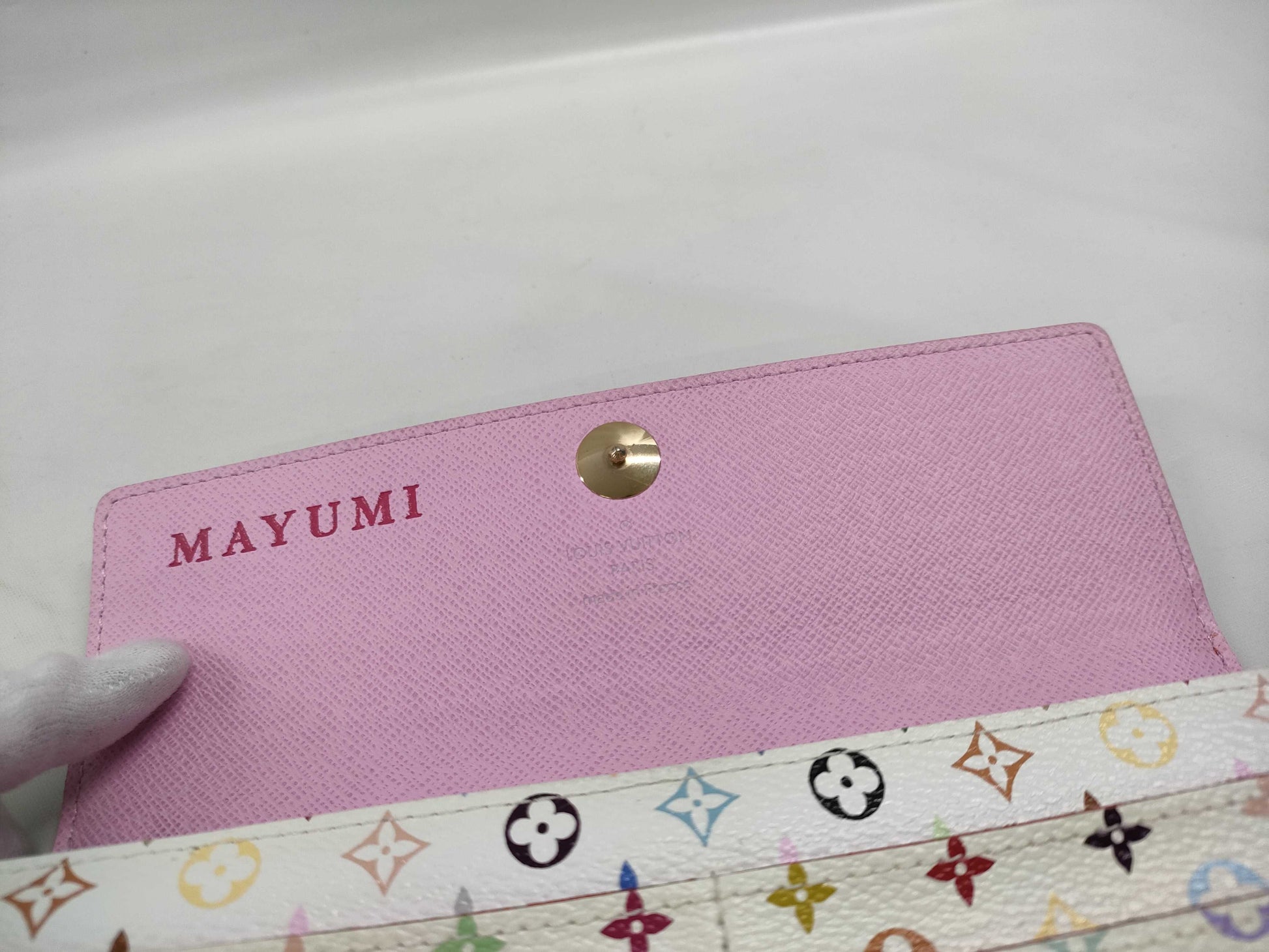 LOUIS VUITTON Monogram Multicolore Sarah Portefeuille M93744/TH1029 Wallet
