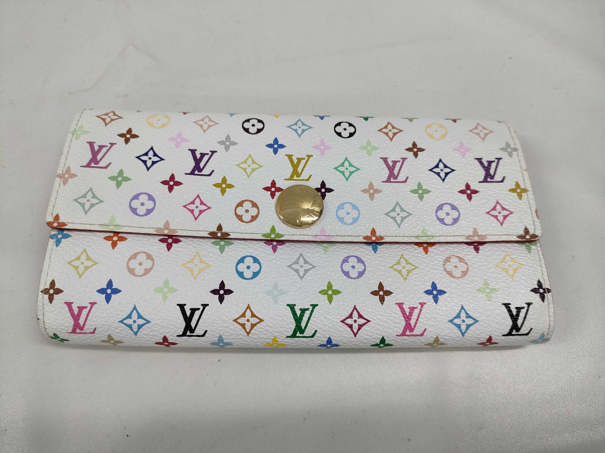LOUIS VUITTON Monogram Multicolore Sarah Portefeuille M93744/TH1029 Wallet