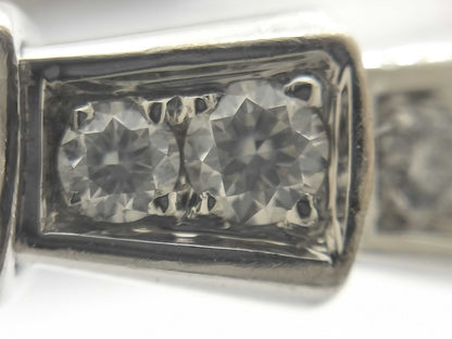 BVLGARI Serpenti Viper L Full Diamond WG Au750 7.0g Ring 