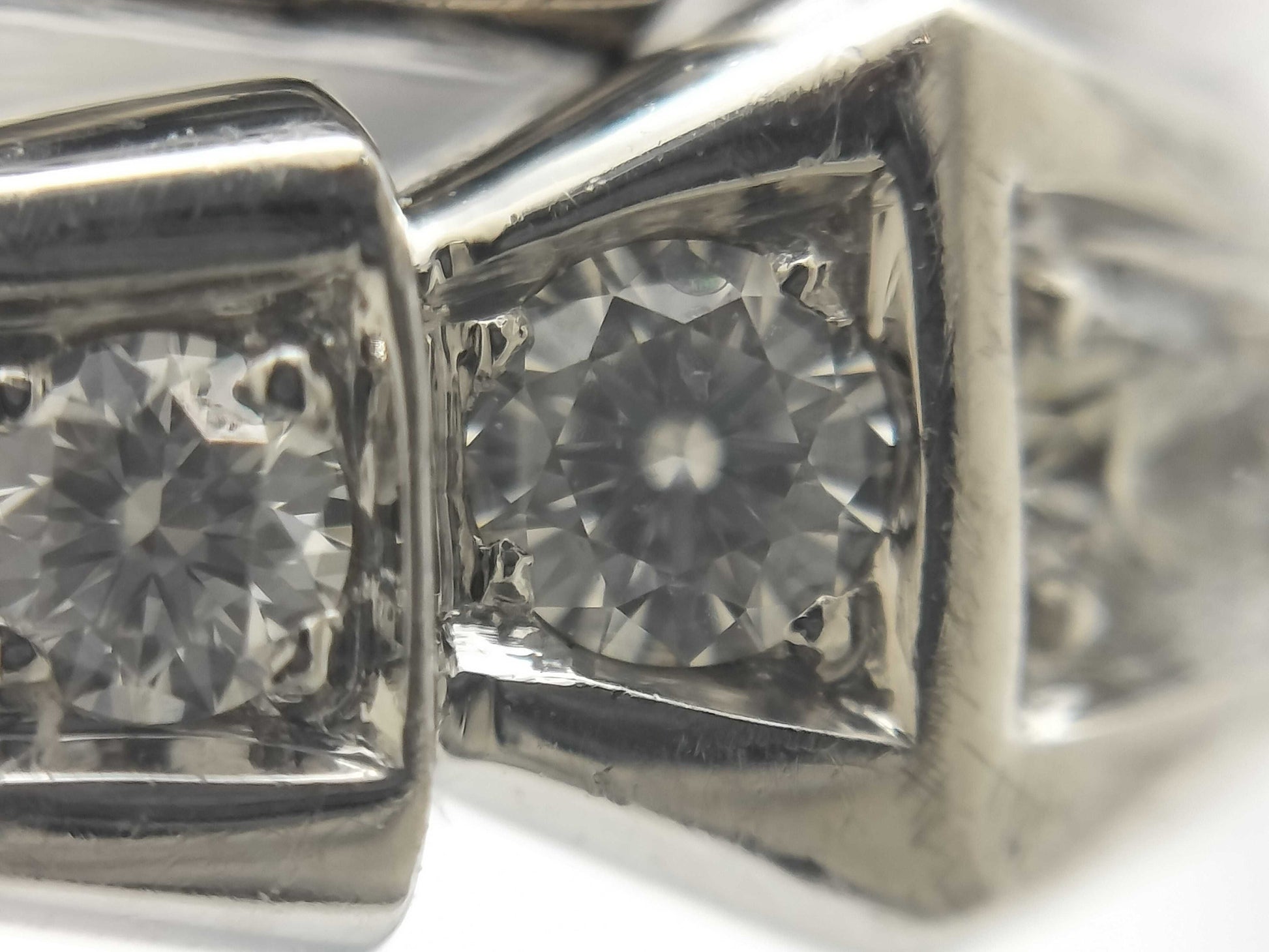 BVLGARI Serpenti Viper L Full Diamond WG Au750 7.0g Ring 