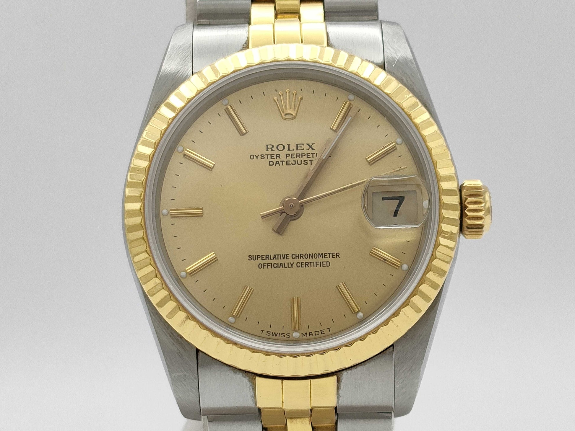 ROLEX 68273 9803310 Champagne Dial Women's Watch