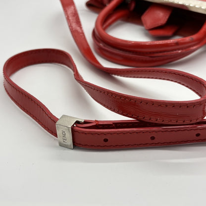 FENDI Toujours 2-Way Shoulder Handbag Red