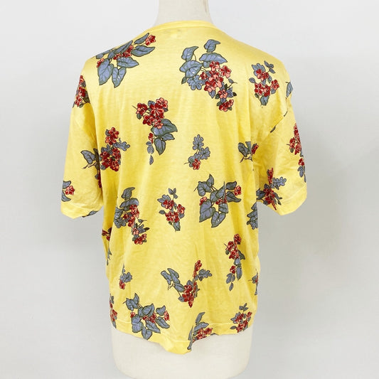 HERMES JUNGLE LOVE Leopard Yellow T-shirt