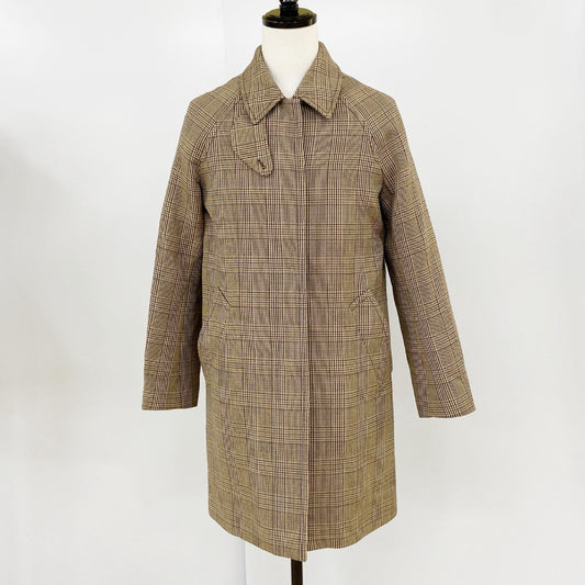 LOUIS VUITTON Louis Vuitton Coat Monogram x Check Coat