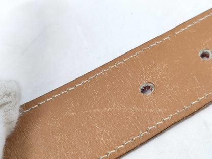 HERMES Constance Belt Red Belt