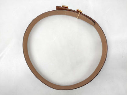HERMES Constance Belt Red Belt