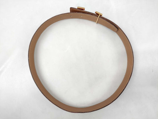 HERMES Constance Belt Red Belt