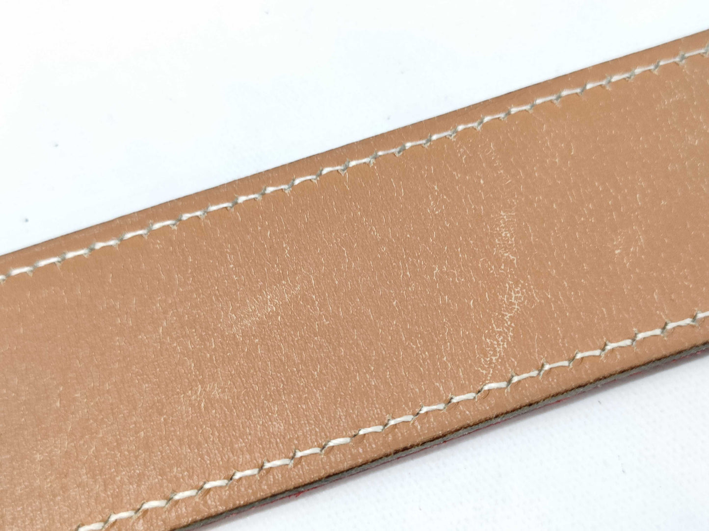 HERMES Constance Belt Red Belt