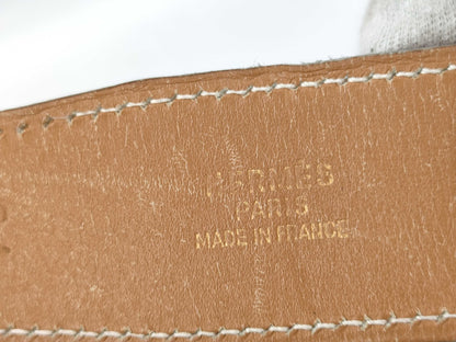 HERMES Constance Belt Red Belt