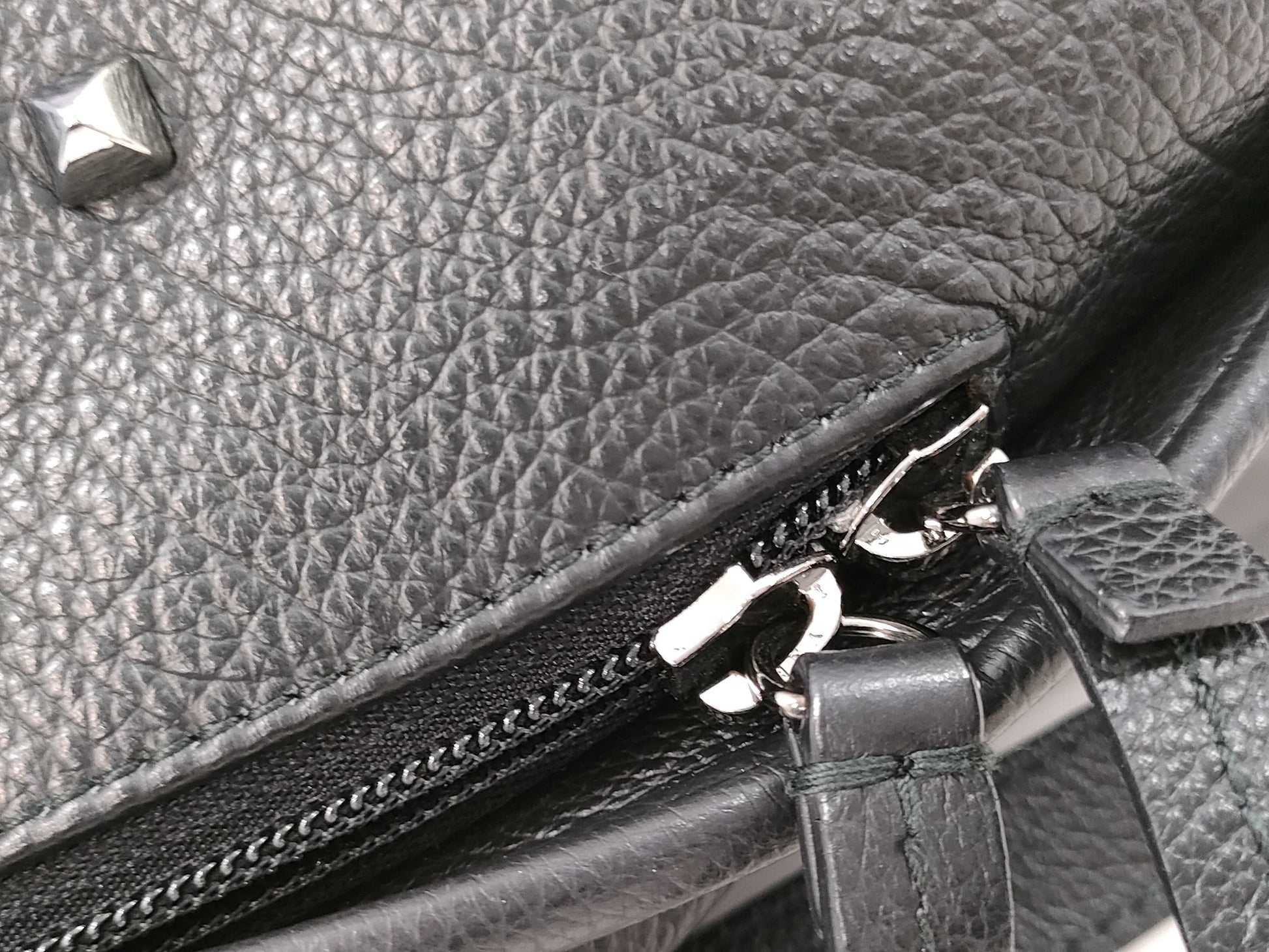 FURLA Mini Backpack with Studs, Black
