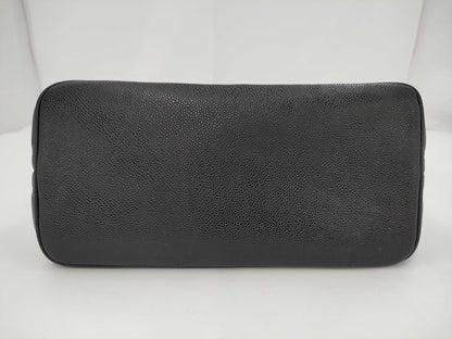 CHANEL Caviar Reissue Tote Bag, Black, 7873414