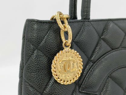 CHANEL Caviar Reissue Tote Bag, Black, 7873414