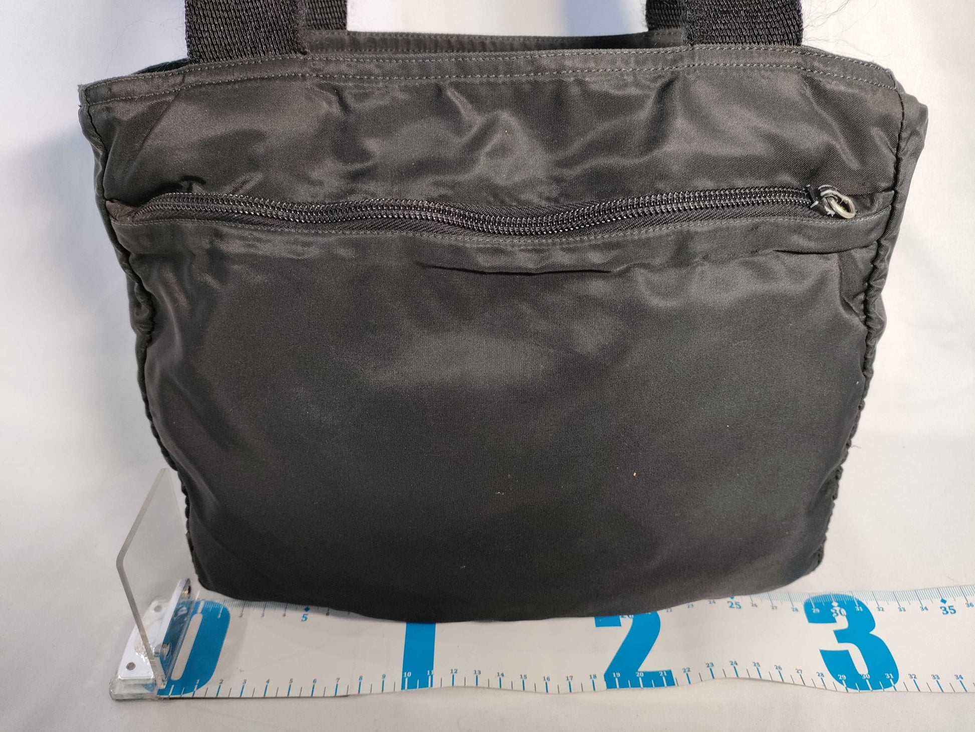 PRADA Nylon Prada Nylon Tote Bag Black W27
