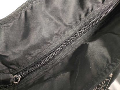 PRADA Nylon Prada Nylon Tote Bag Black W27