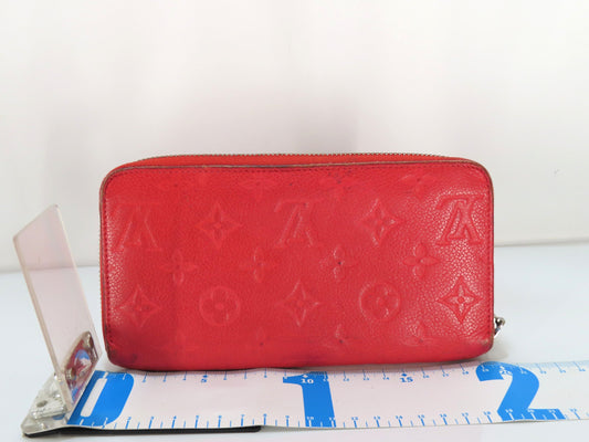 LOUIS VUITTON Monogram Empreinte Zippy Wallet SP1135 Wallet