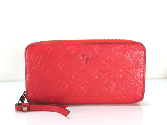 LOUIS VUITTON Monogram Empreinte Zippy Wallet SP1135 Wallet