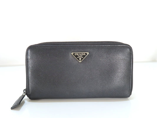 PRADA Prada Round Zip Long Wallet