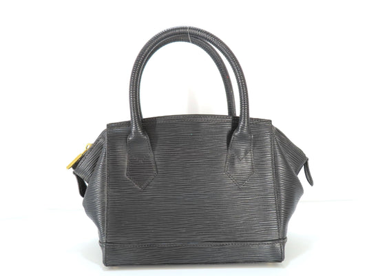 FENDI Leather Handbag Black W20