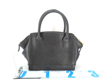 FENDI Leather Handbag Black W20