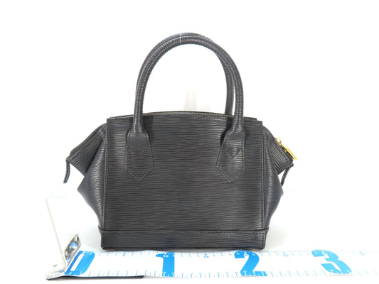 FENDI Leather Handbag Black W20